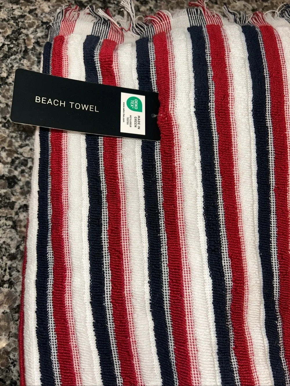 Rachel Zoe Rainbow Striped Red White Blue 40
